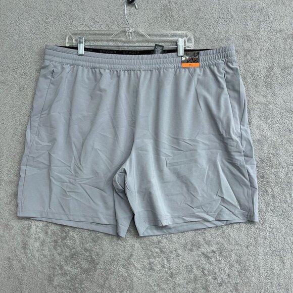 NEW Spyder Active Men's XXL Light Gray Athletic Shorts 90% Polyester 10% Spandex - Picture 2 of 9